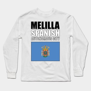 Flag of Melilla Long Sleeve T-Shirt